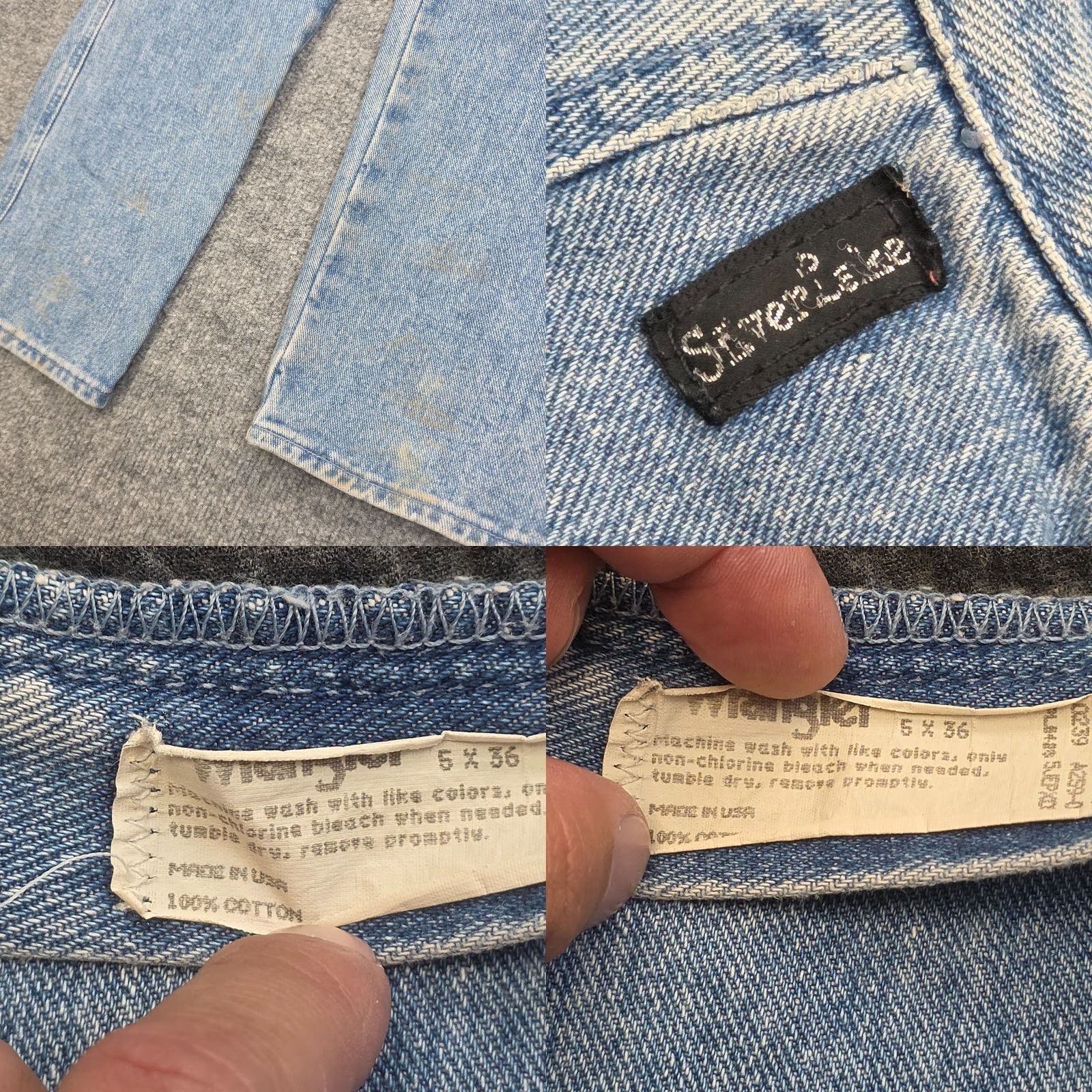 Wrangler VINTAGE Wrangler SilverLake Jeans Women's 5 / 26 Blue Denim Western Size 27" / US 4 / IT 40 - 8 Thumbnail