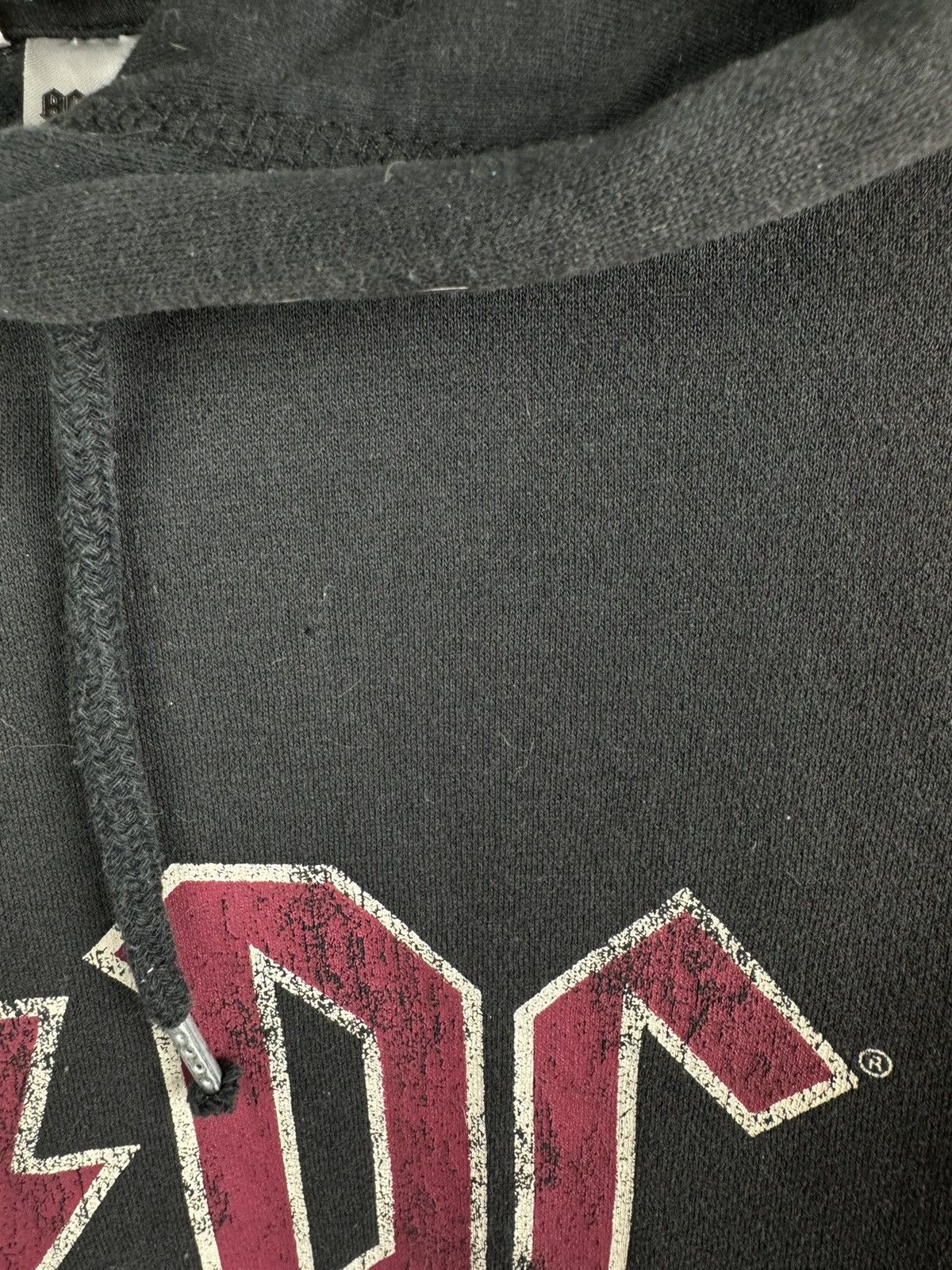 ACDC Extra Large Black Red Hoodie Size XS