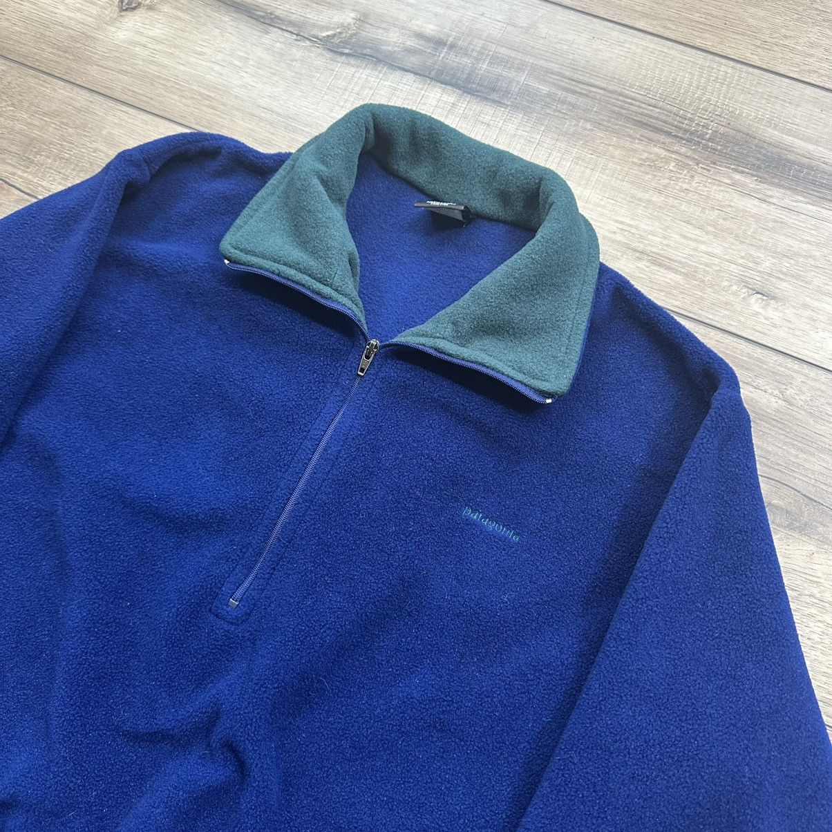 Patagonia Vintage 90s Patagonia Fleece Quarter Zip Pullover Size US M / EU 48-50 / 2 - 4 Thumbnail