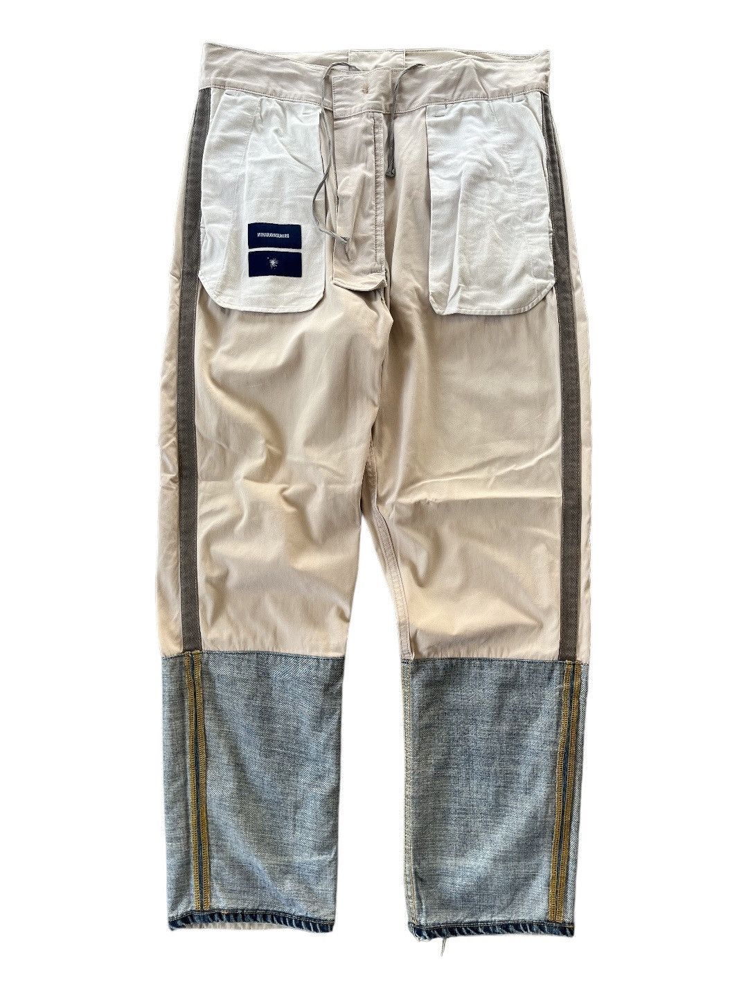 Maison MIHARA YASUHIRO MIHARA YASUHIRO RECONSTRUCTED DOUBLE DENIM CASUAL PANTS Size US 32 / EU 48 - 1 Thumbnail