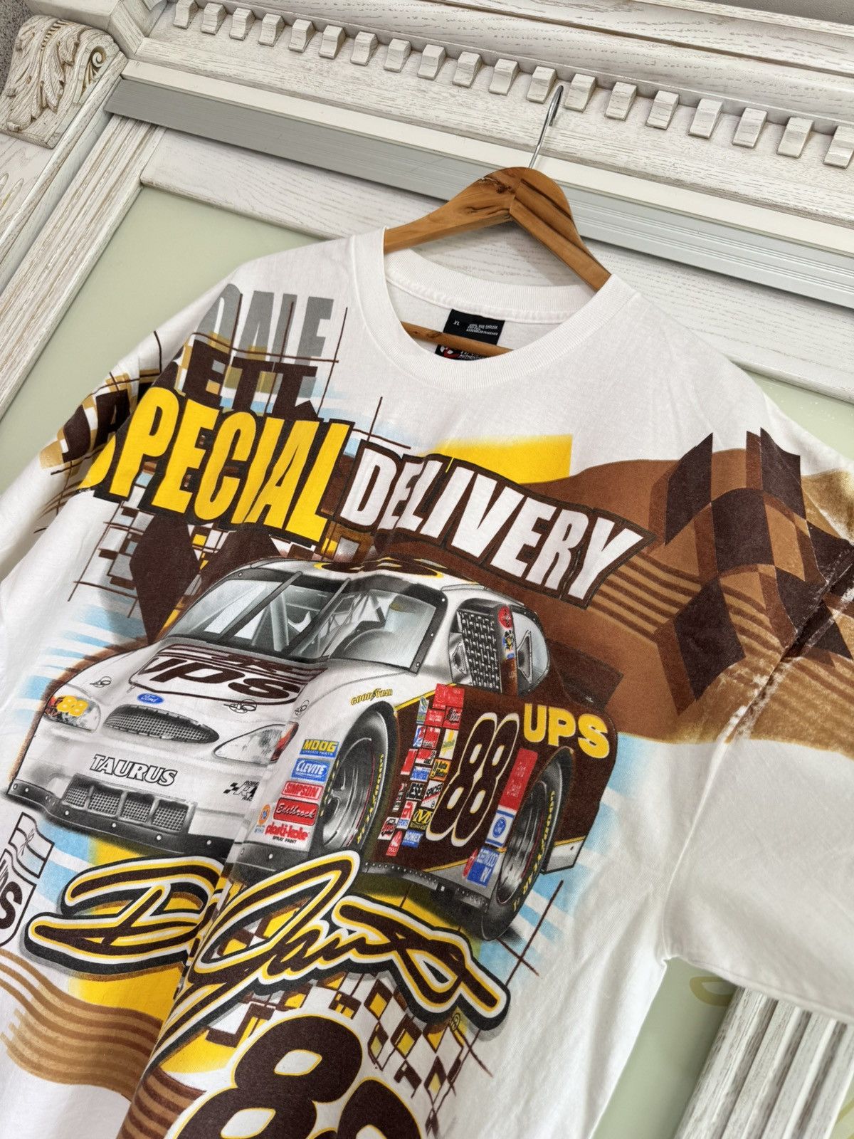 Chase Authentics × NASCAR × Vintage Vintage Nascar Dale Jarrett Tee Chase Authentic Racing Shirt Size US XL / EU 56 / 4 - 8 Thumbnail