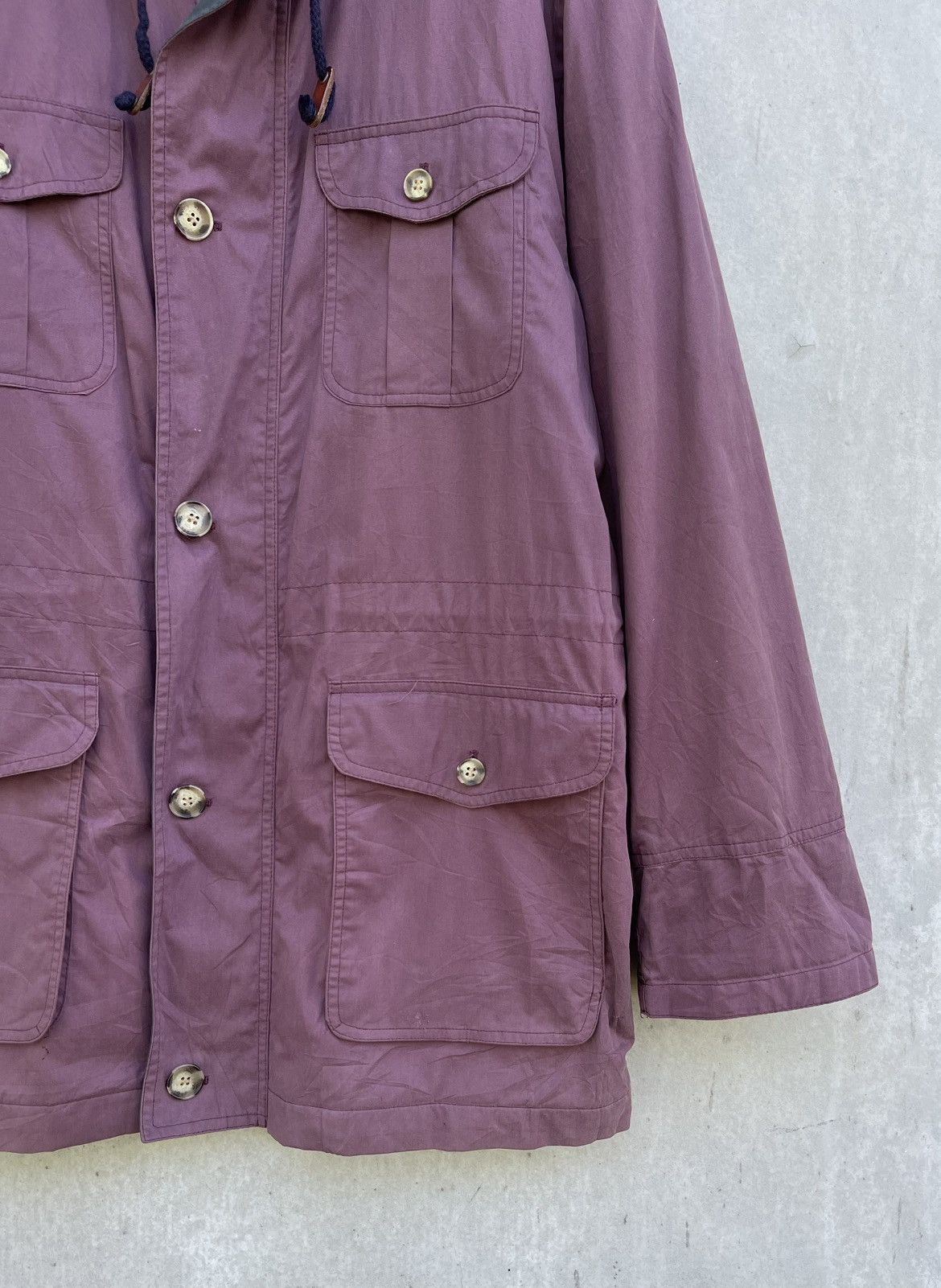Alfred Dunhill 🔥VINTAGE 90'S DUNHILL ITALY UTILITY STYLE CHORE JACKET Size US XL / EU 56 / 4 - 4 Thumbnail