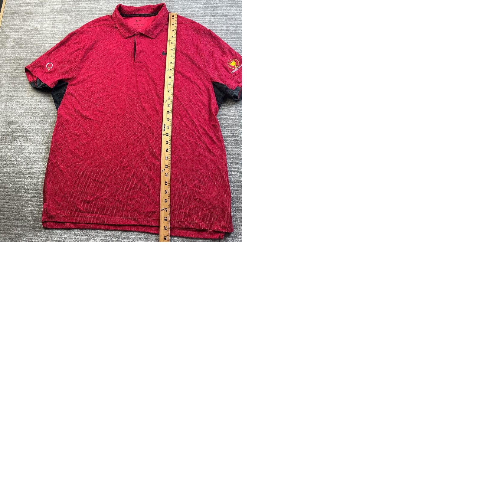 Nike Nike Tiger Woods Polo Shirt Mens Large Red Dri-Fit ADV Short Sleeve Golf Casual Vintage No Size US L / EU 52-54 / 3 - 9 Thumbnail