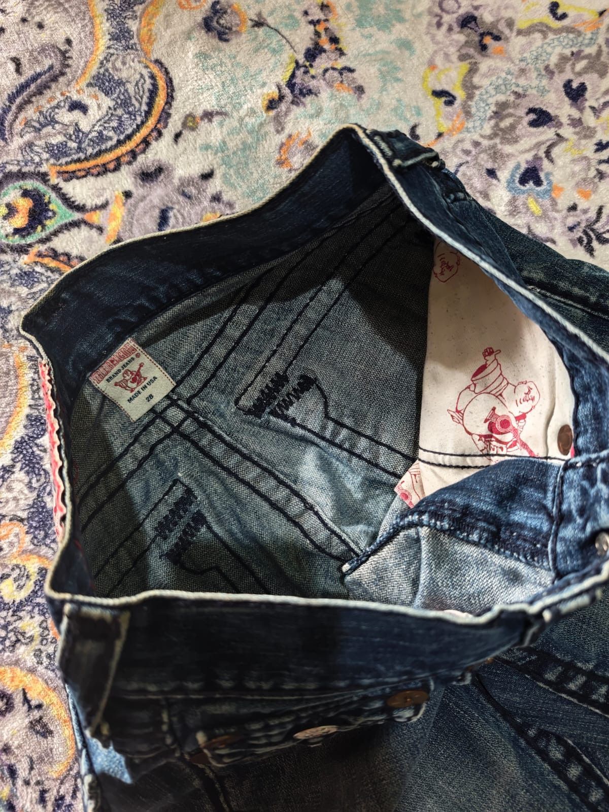 True Religion True Reiligon Billy Super T Flared Pants Size US 30 / EU 46 - 6 Thumbnail