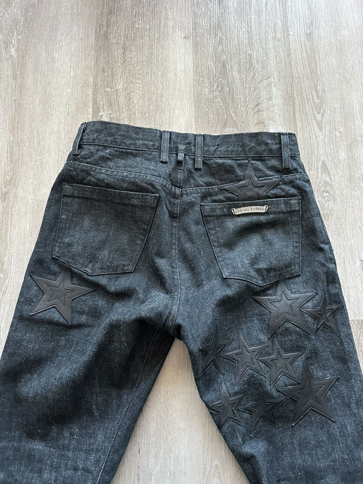 Chrome Hearts CHROME HEARTS Star Dark Wash Denim Jeans Size US 29 - 11 Thumbnail