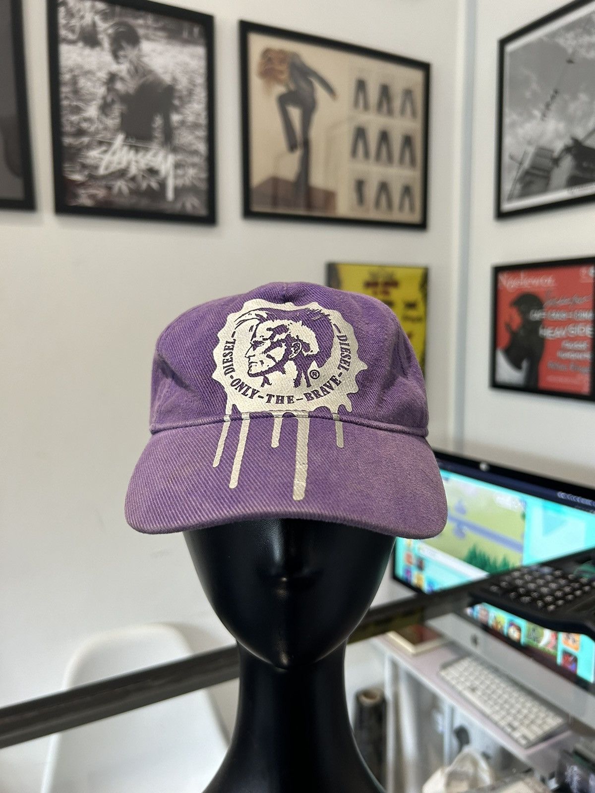 Diesel DIESEL ONLY THE BRAVE PURPLE ARCHIVE SEASONS RELEASE CAP Size ONE SIZE - 1 Thumbnail