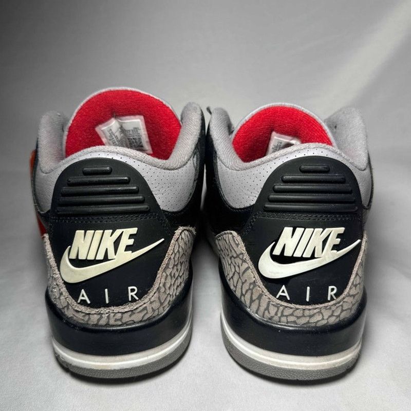 Jordan Brand × Nike Size 10 Air Jordan 3 Retro OG Black Cement 2024 Men's Shoes Size US 10 / EU 43 - 5 Thumbnail