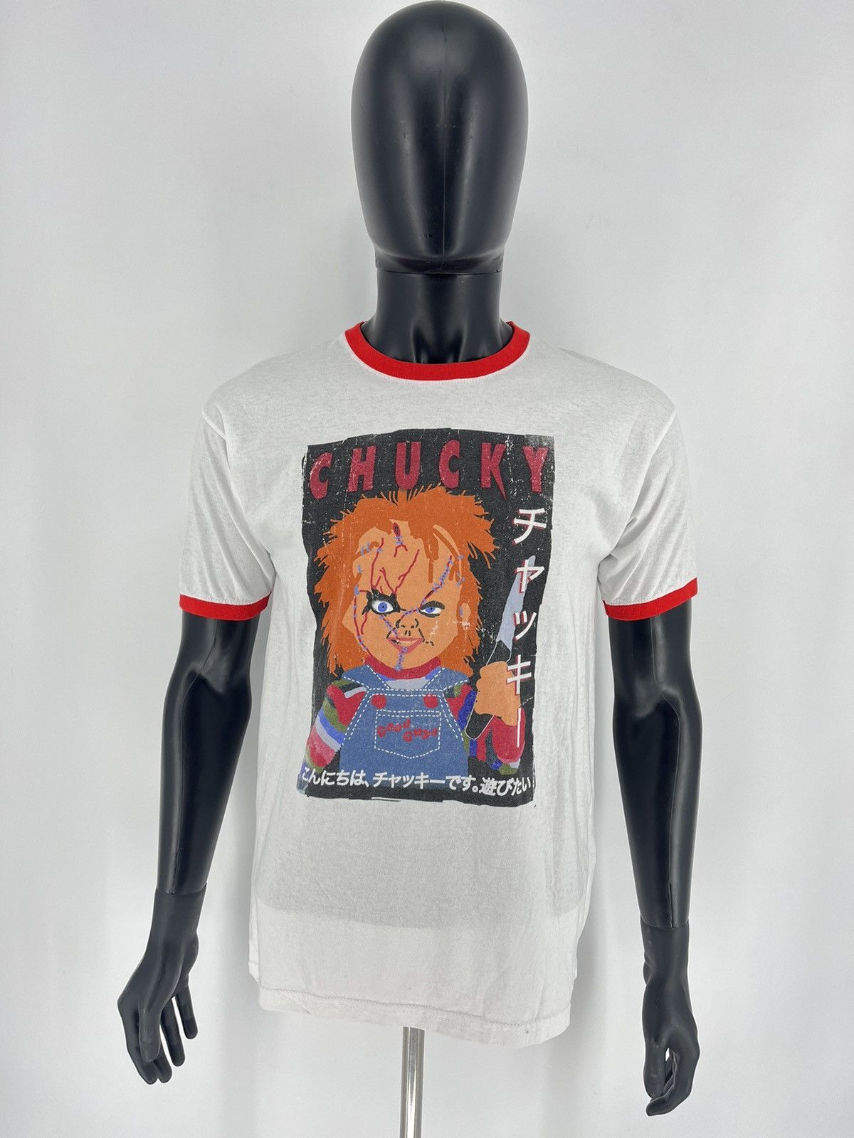 Universal Studios Vintage 90s Mens Chucky White T-Shirts Great for Halloween Size US M / EU 48-50 / 2 - 2 Thumbnail