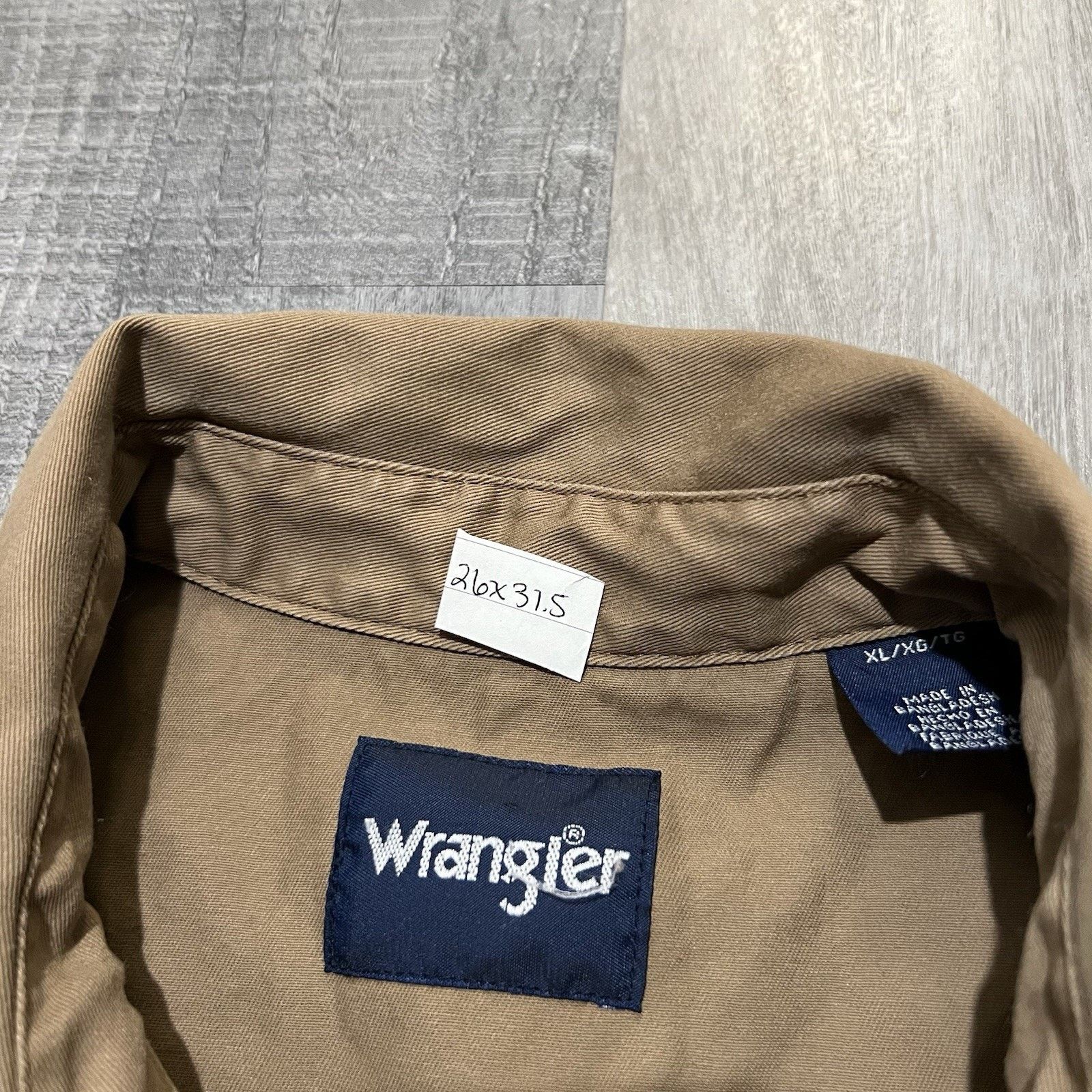 Wrangler VTG Wrangler Brushpopper Heavy Twill Pearl Snap Shirt XL Size US XL / EU 56 / 4 - 4 Thumbnail