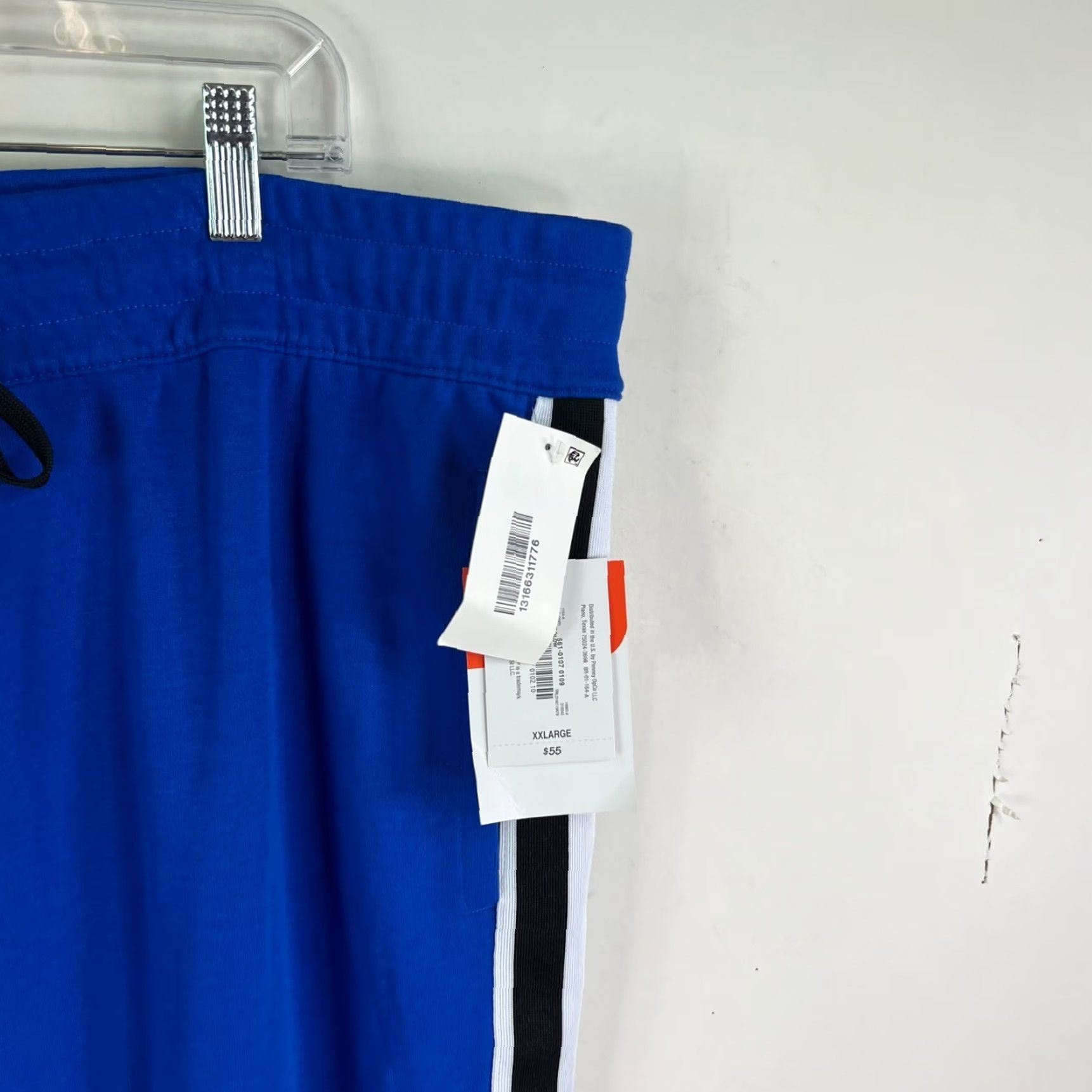 Vintage Sports Illustrated Mens Training Jogger Pants 2XL Blue Pockets 42X33 Size US 39 - 2 Thumbnail