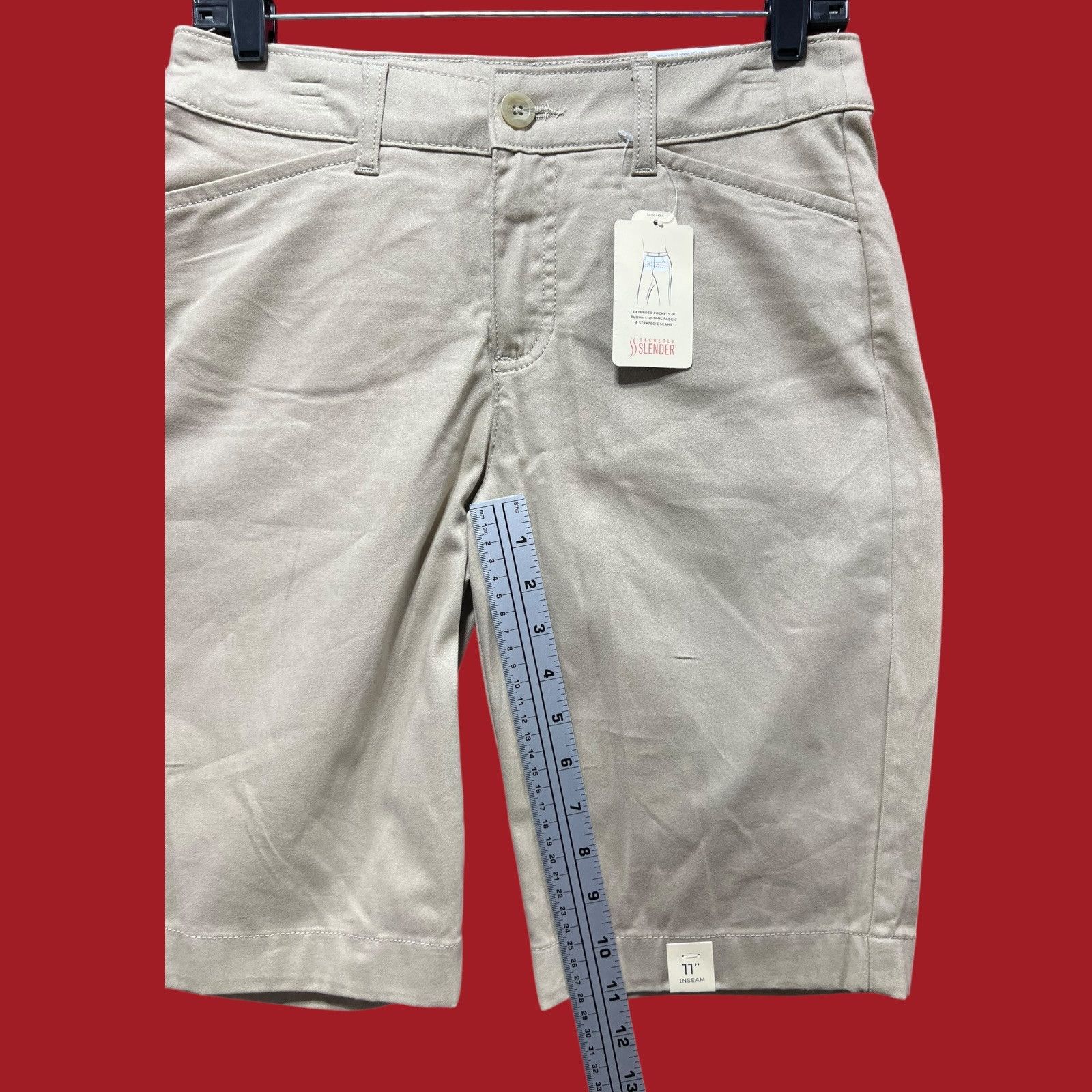 Other St. John's Bay - Women's Mid-Rise Cargo Bermuda Short - 11" Size 27" / US 4 / IT 40 - 8 Thumbnail