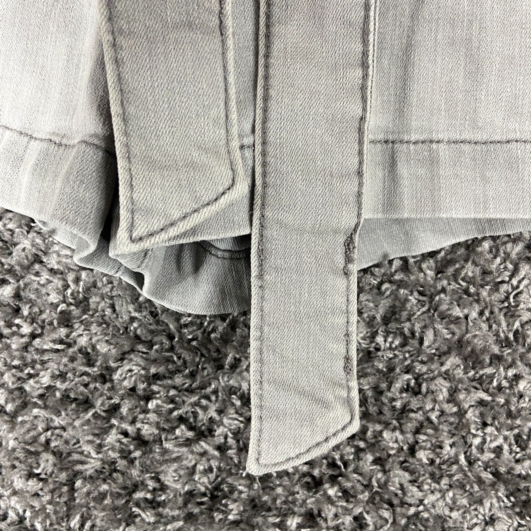 Banana Republic Banana Republic Denim Shorts Women's 8 Gray Belted Size 30" / US 8 / IT 44 - 3 Thumbnail