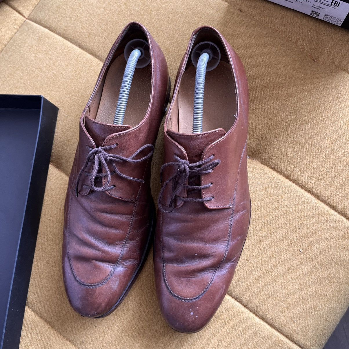Hugo Boss Hugo Boss Hannover Derby Medium Brown Leather Size US 10 / EU 43 - 2 Thumbnail