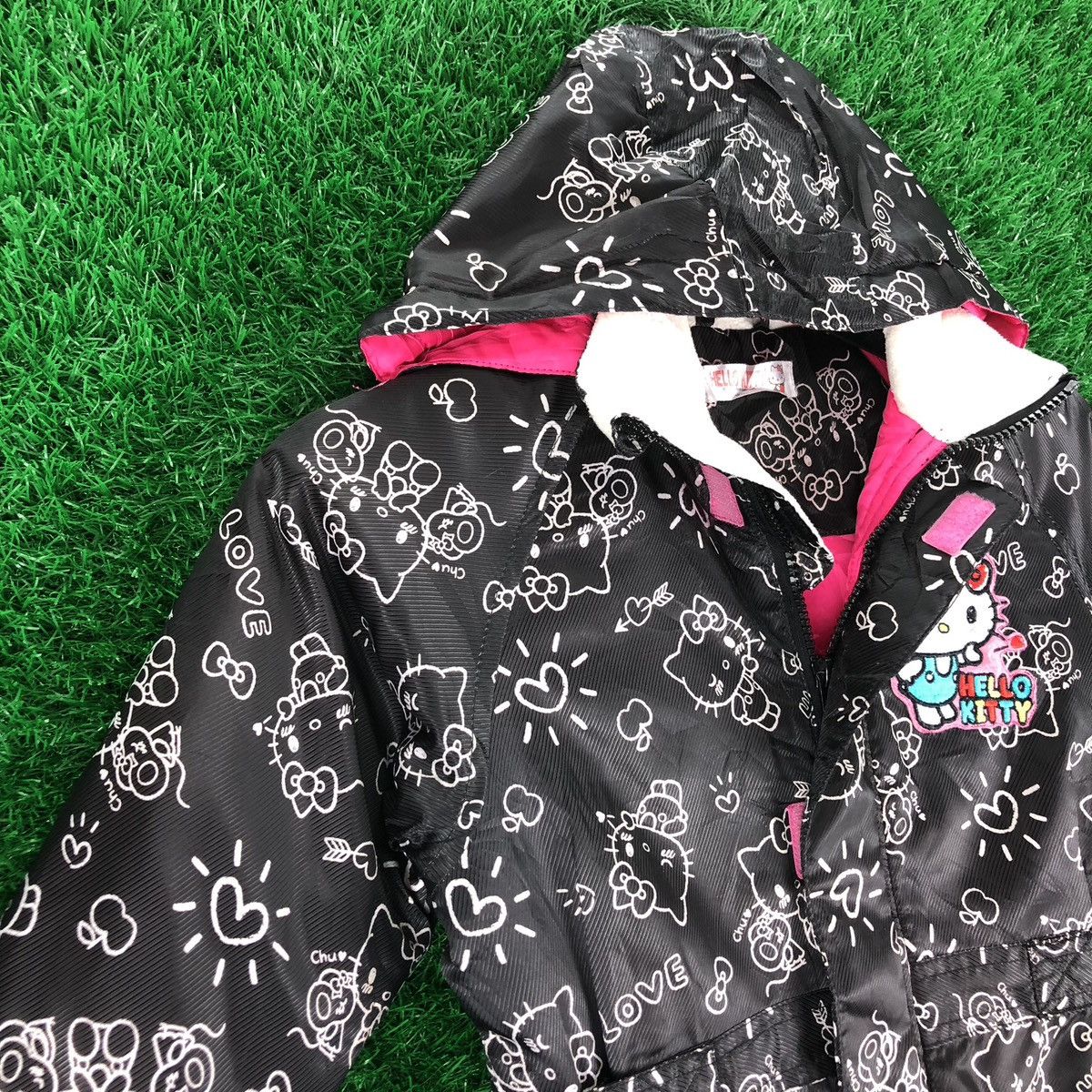 Japanese Brand A/W2016 Hello Kitty Fullprint Ski Coverall for Kid Size US 26 / EU 42 - 2 Thumbnail