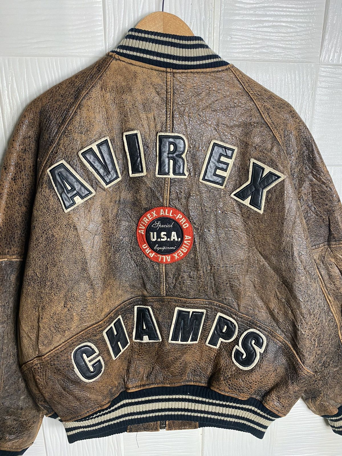 Avirex VINTAGE AVIREX 1952 AIR FORCE LEATHER JACKET Size US S / EU 44-46 / 1 - 1 Thumbnail