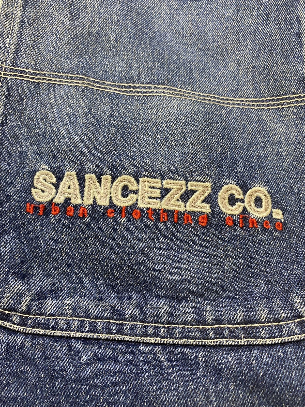 Japanese Brand Vintage workwear sancezz denim pants y2k 90s drip hiphop rap Size US 34 / EU 50 - 3 Thumbnail