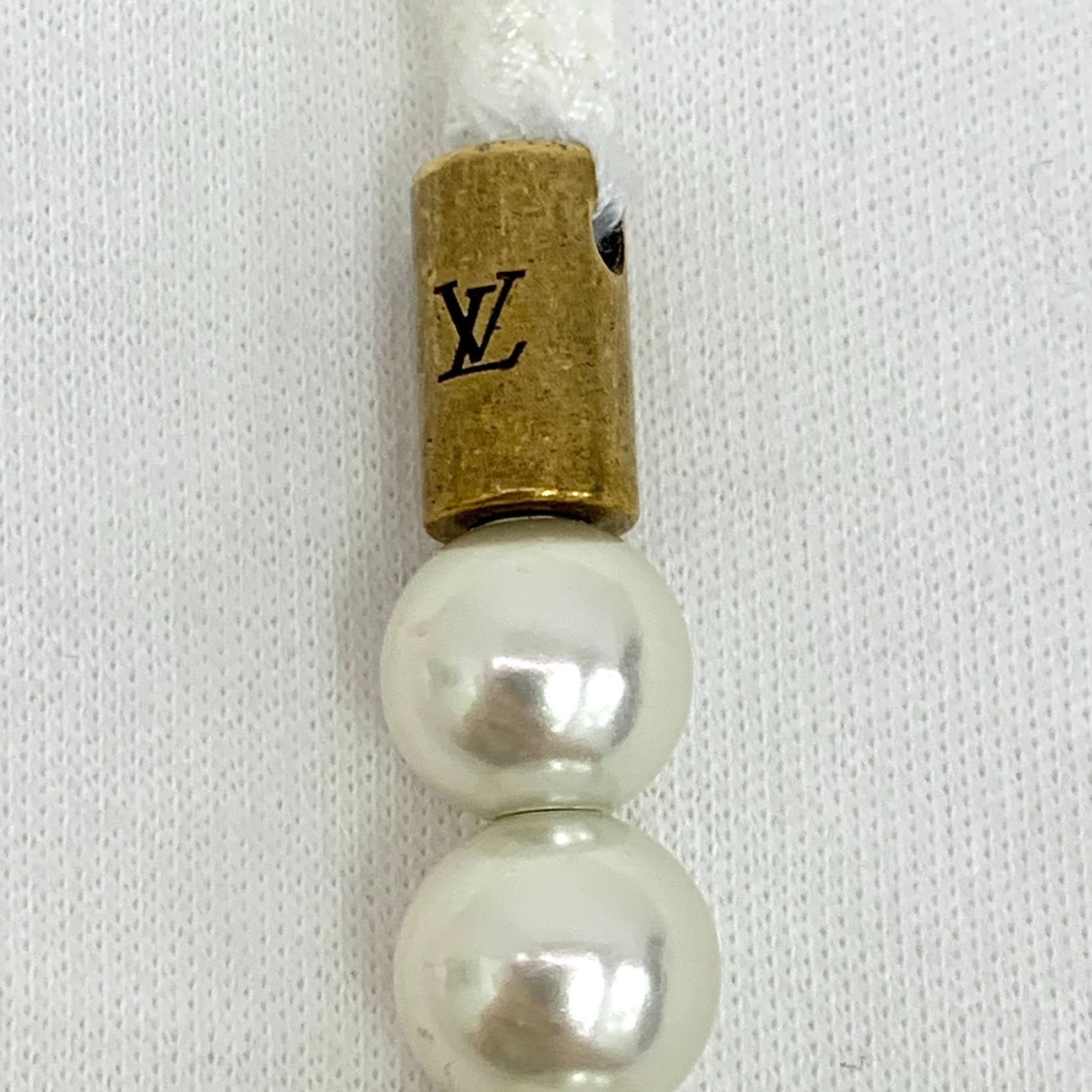Louis Vuitton Louis Vuitton White Cotton Hooded Sweatshirt W/ Pearl Drawst Size US XXL / EU 58 / 5 - 5 Thumbnail