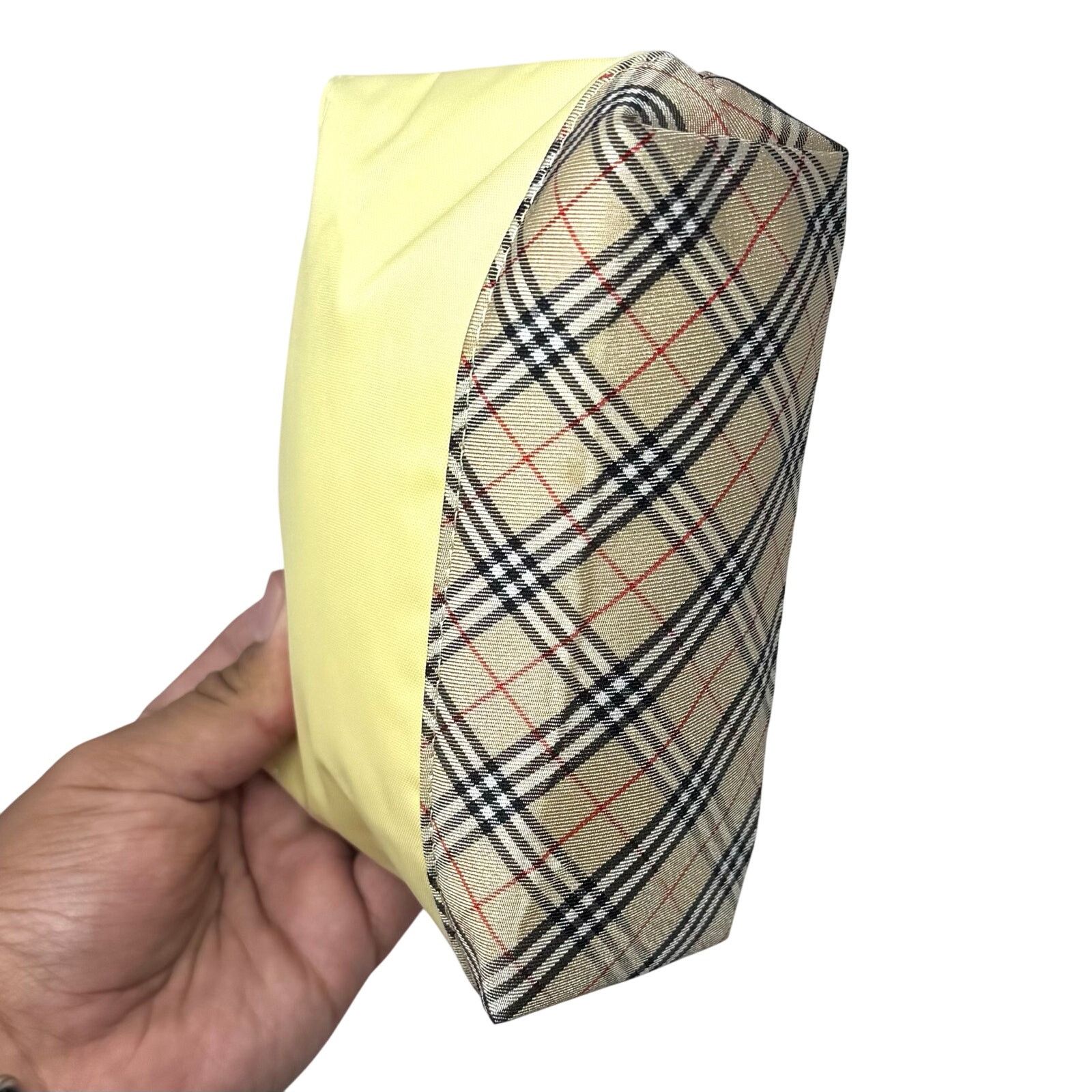 Burberry Burberry Yellow Zipper Pouch Size ONE SIZE - 7 Thumbnail