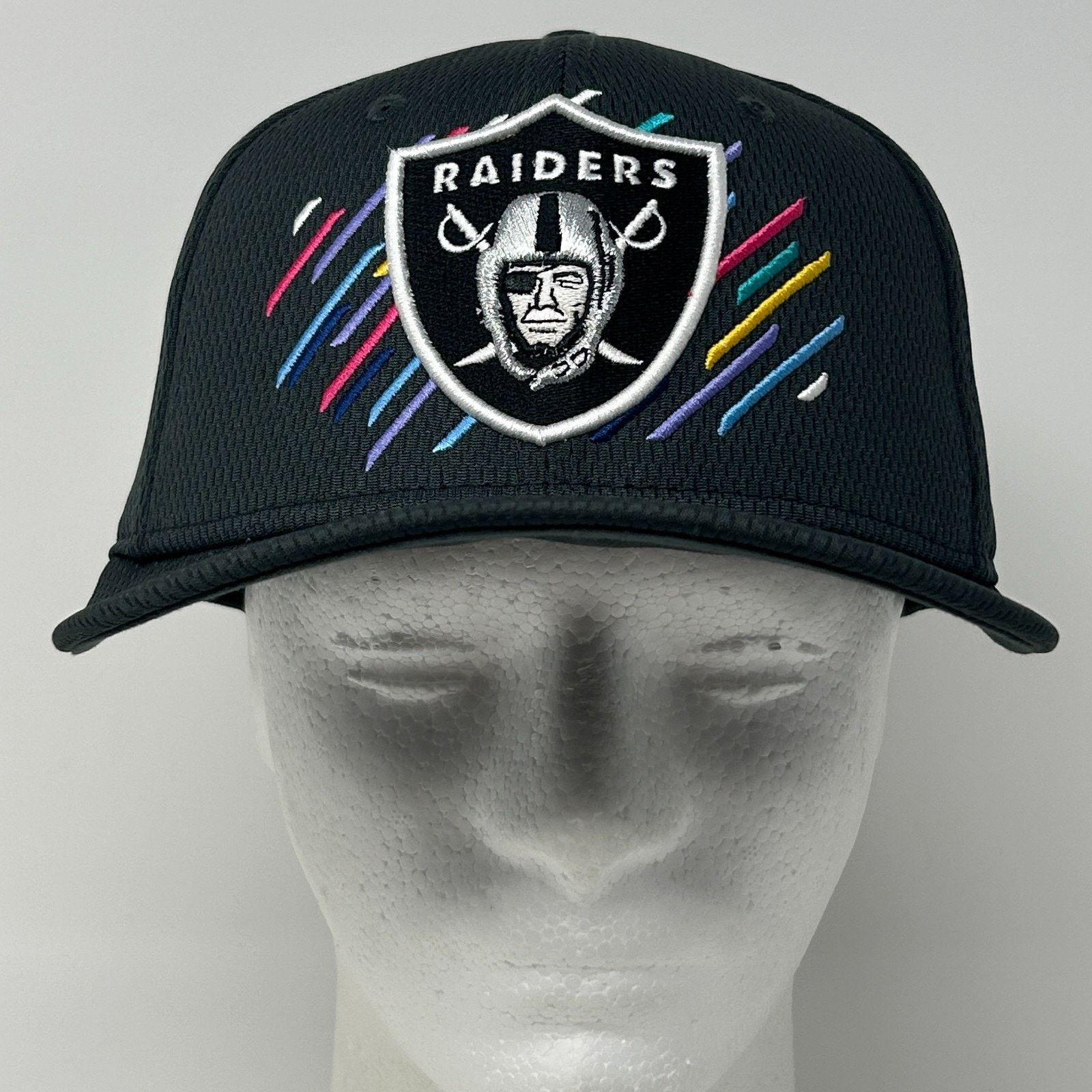 New Era Las Vegas Raiders Hat Baseball Cap New Era Cancer Size ONE SIZE - 2 Thumbnail