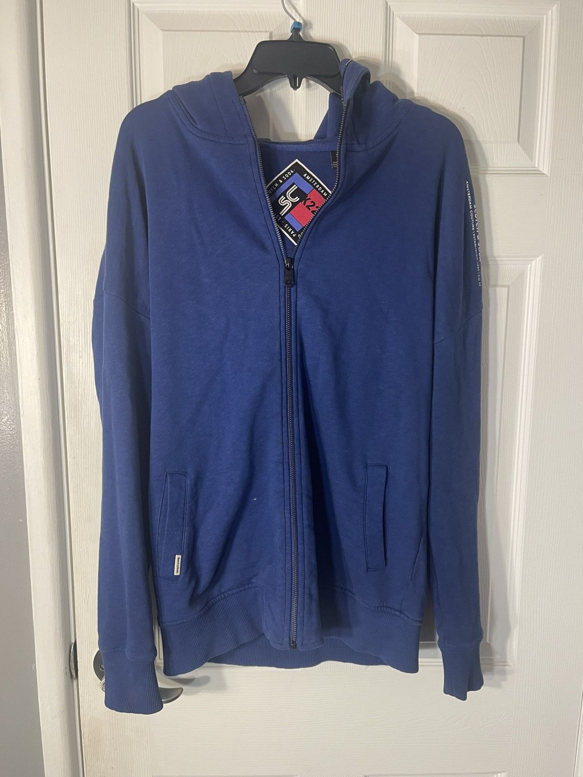 Scotch & Soda Scotch & Soda Amsterdam Full Zip Hoodie Blue Size L Size US L / EU 52-54 / 3 - 1 Thumbnail