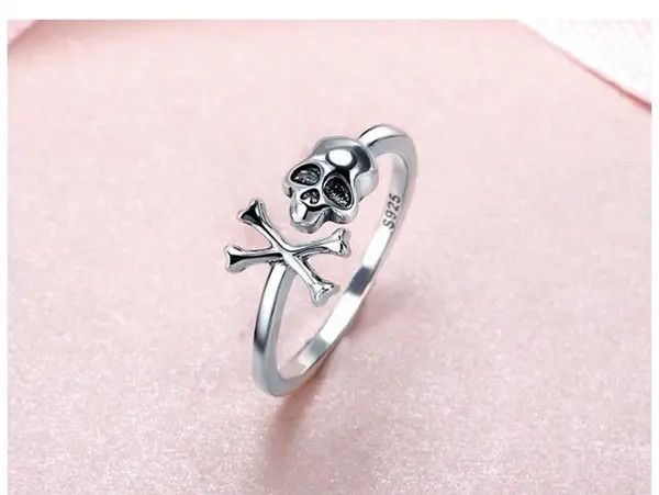 Other Gothic Skeleton Ring (Size 6-8) Size ONE SIZE - 1 Thumbnail