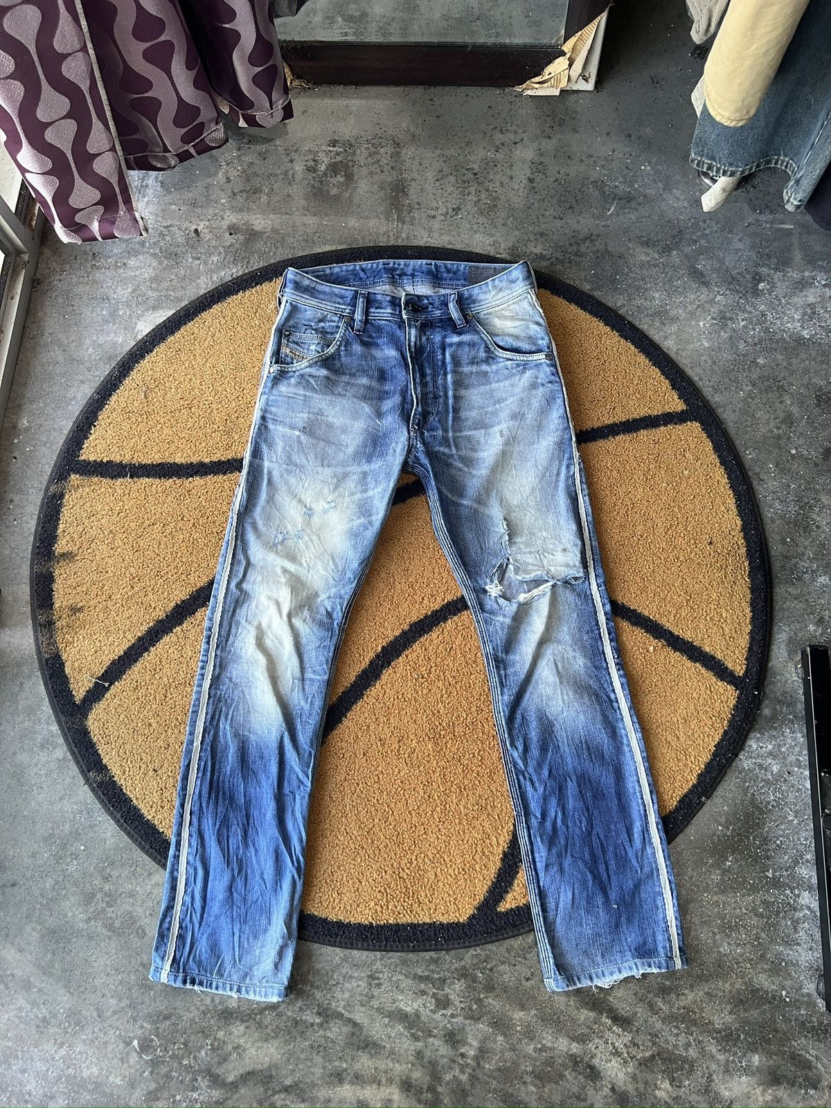 Diesel 🔥Vintage Diesel Distressed Denim Size US 29 - 1 Thumbnail
