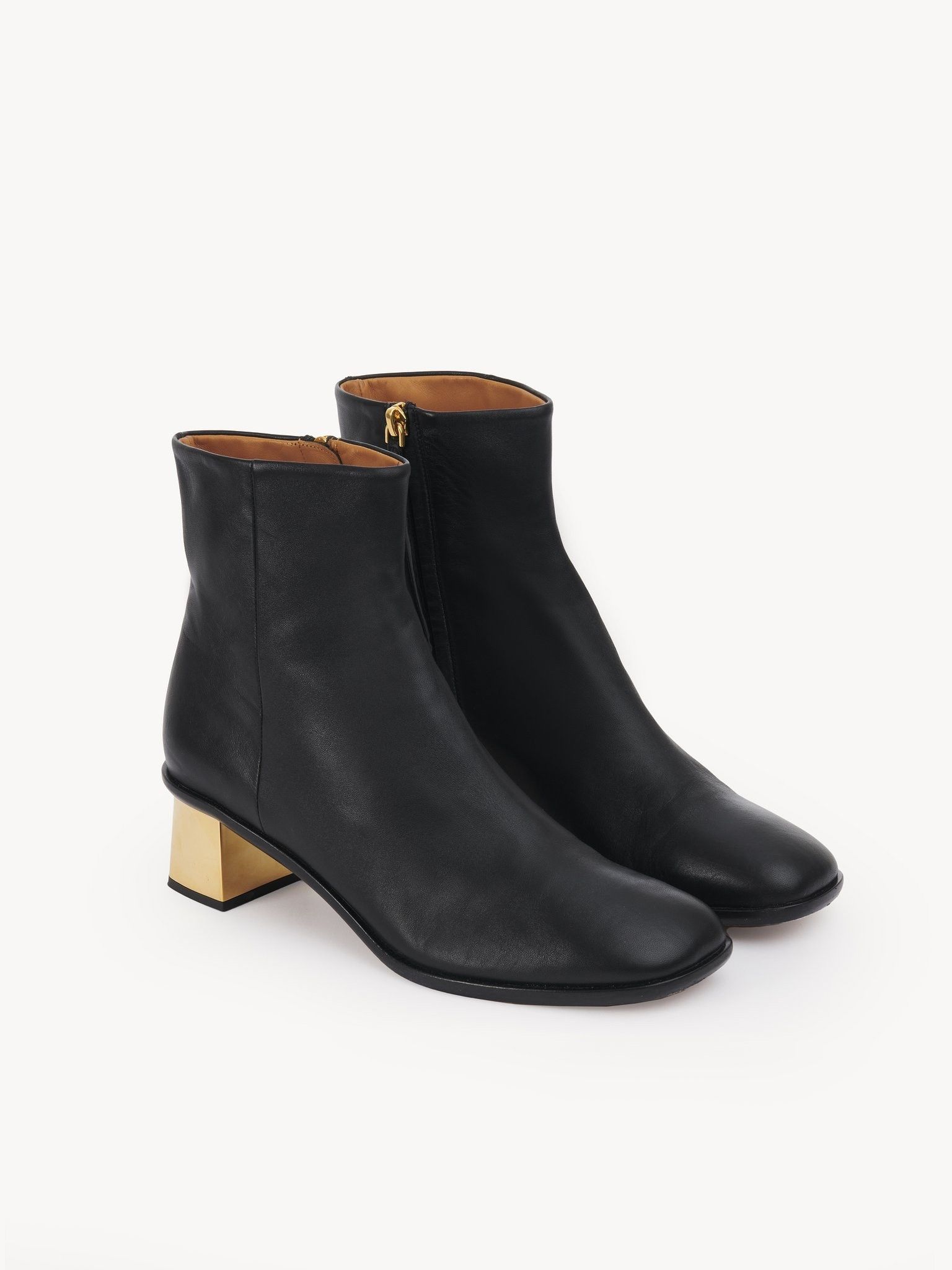 Chloe o1loc1c0325 CHC23 Rebecca Ankle Boots in Black Size US 7 / IT 37 - 3 Thumbnail