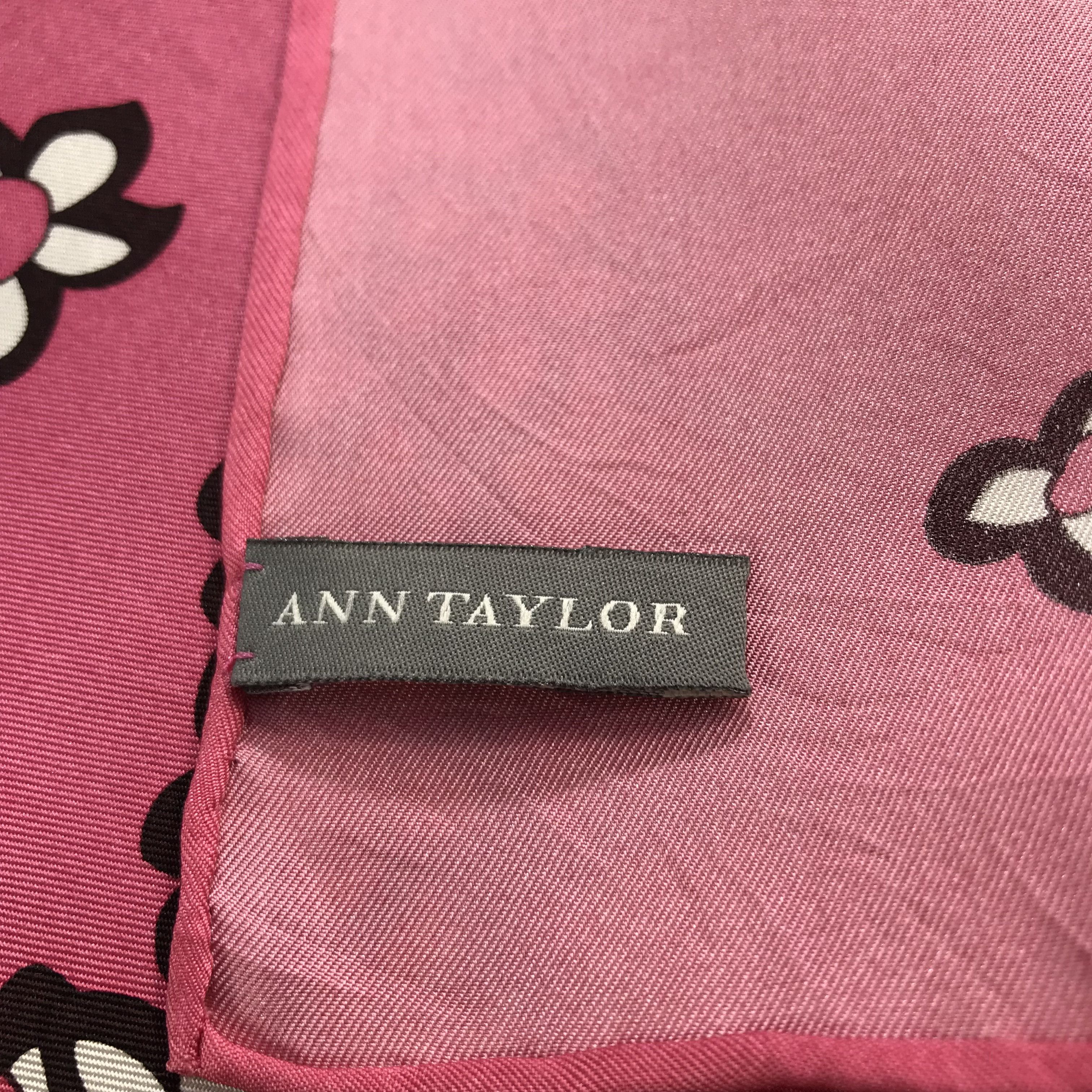 Ann Taylor Vintage Ann Taylor Floral Silk Scarf M131 Size ONE SIZE - 3 Thumbnail