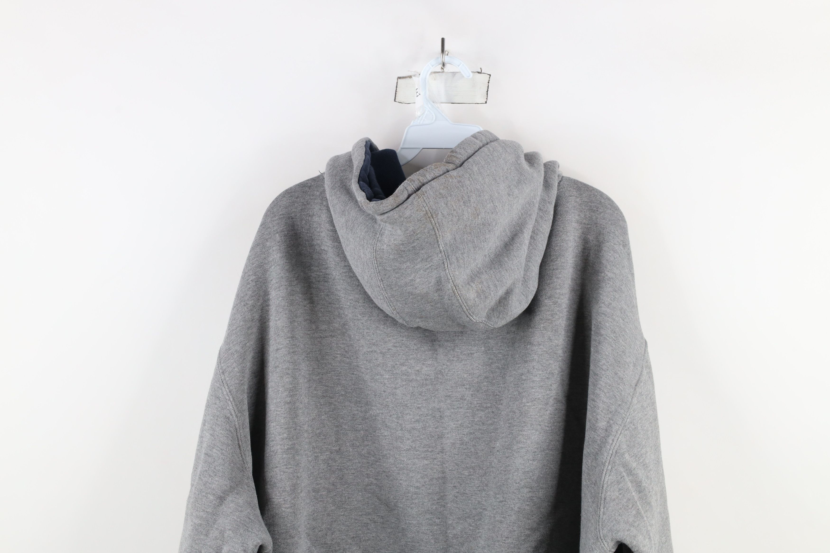 Vintage Vintage 90s Heavyweight University of Michigan Hoodie Gray Size US XXL / EU 58 / 5 - 13 Thumbnail