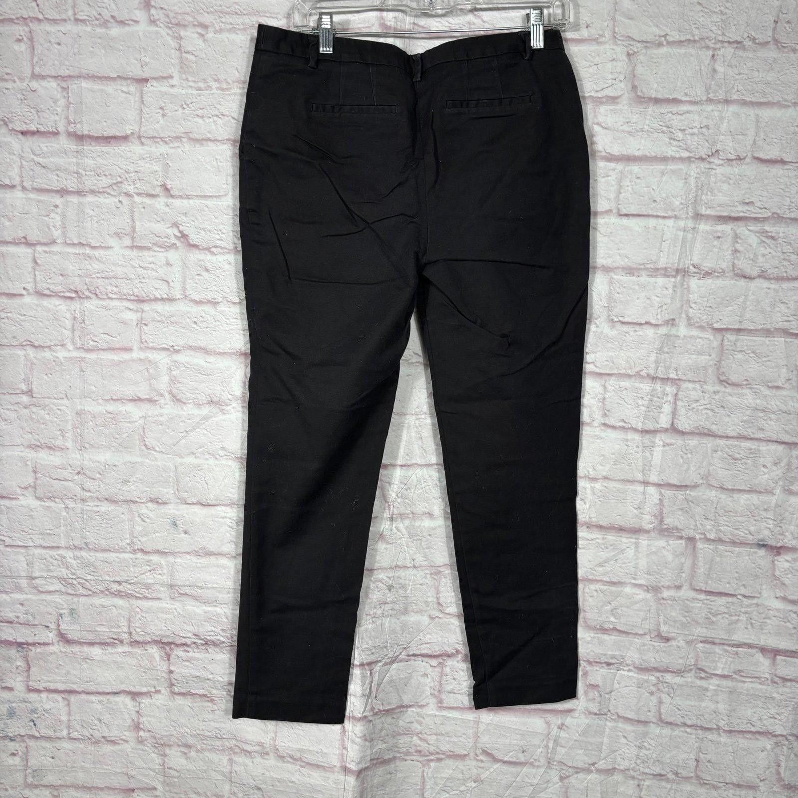 Other Simply Styled by Sears Black Cotton Blend Pants Size 8 Size 32" / US 10 / IT 46 - 6 Thumbnail