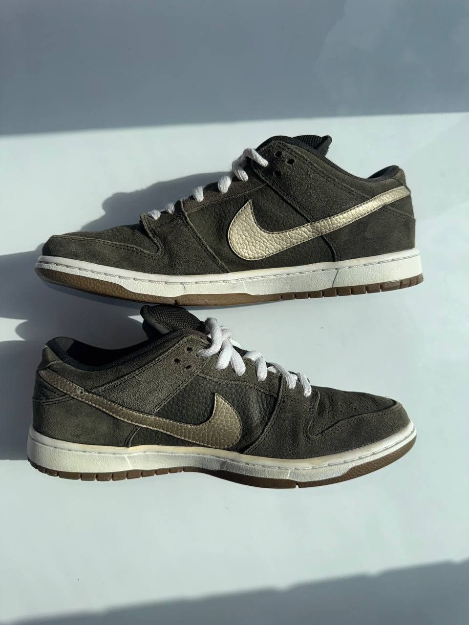 Nike SB Nike SB Dunk Low Sequoia White Gum Size US 10 / EU 43 - 3 Thumbnail