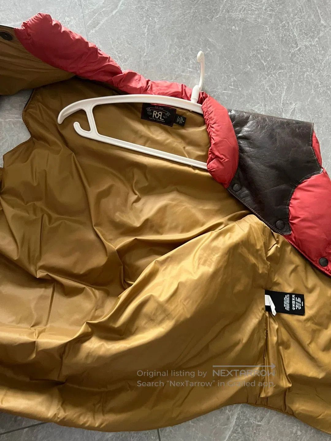 RRL Ralph Lauren RRL Down Vest with Leather Details. Size US M / EU 48-50 / 2 - 8 Thumbnail