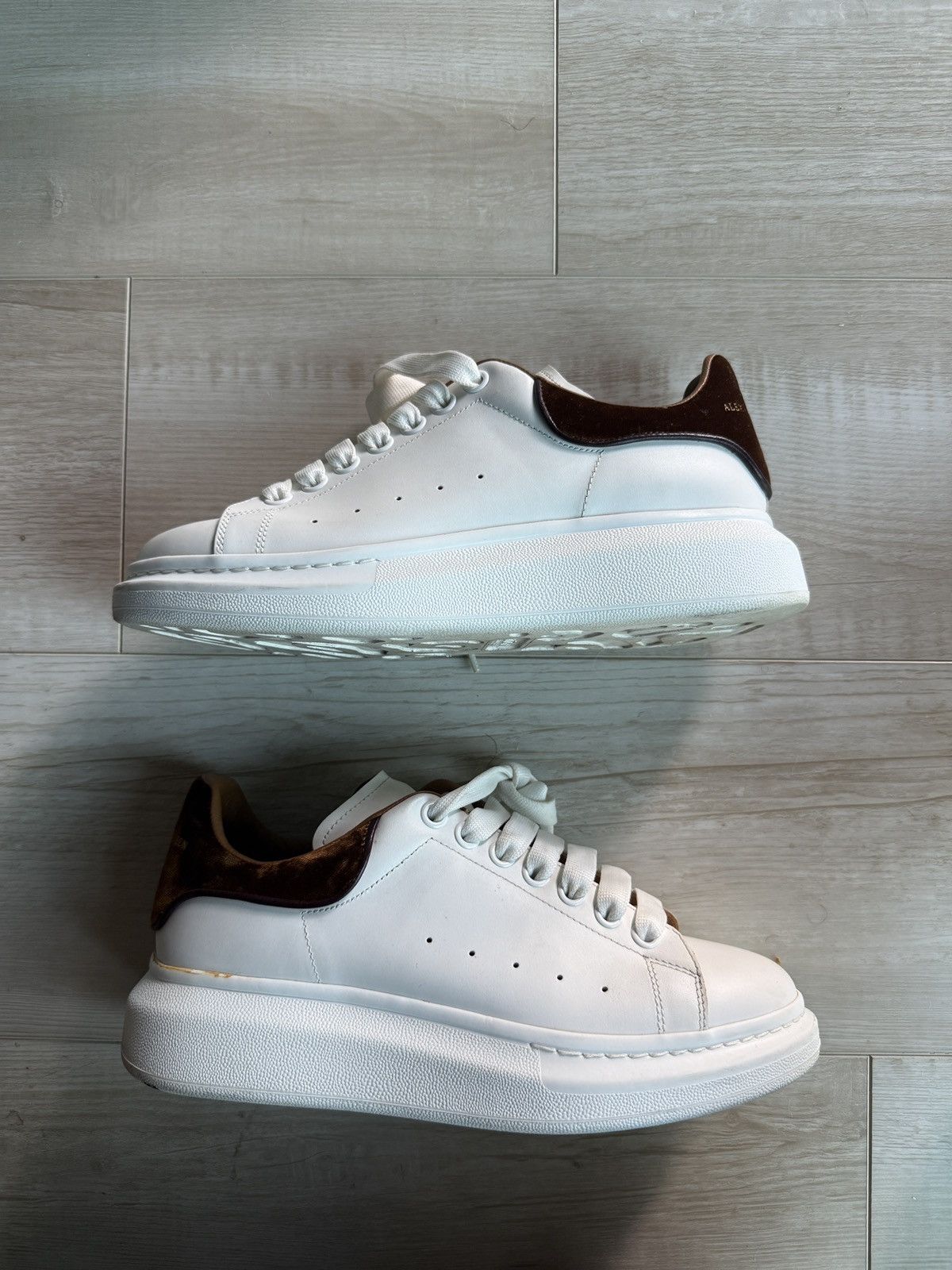 Alexander McQueen Alexander Mcqueen size 39 white/brown Size US 6 / EU 39 - 8 Thumbnail
