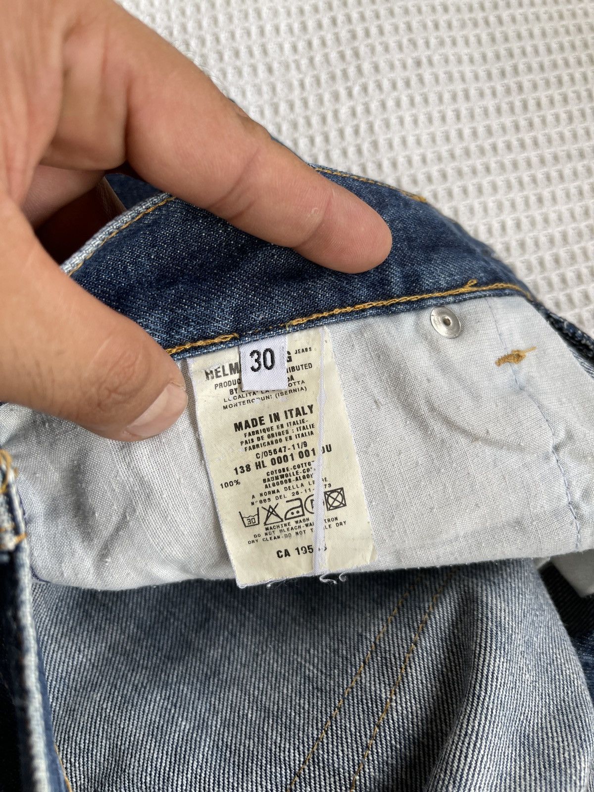 Helmut Lang Rare🔥Helmut Lang🔥Classic Denim/Classic Cut Jeans Size US 31 - 8 Thumbnail
