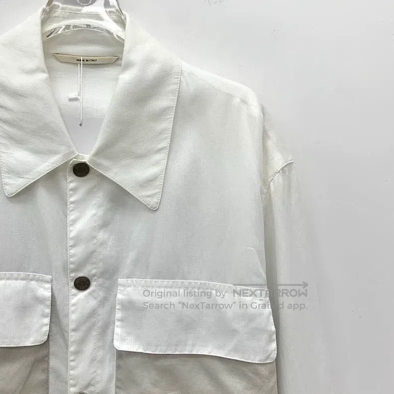 Hermes Hermes White pocket cotton lapel single-breasted long-slee Size US M / EU 48-50 / 2 - 3 Thumbnail