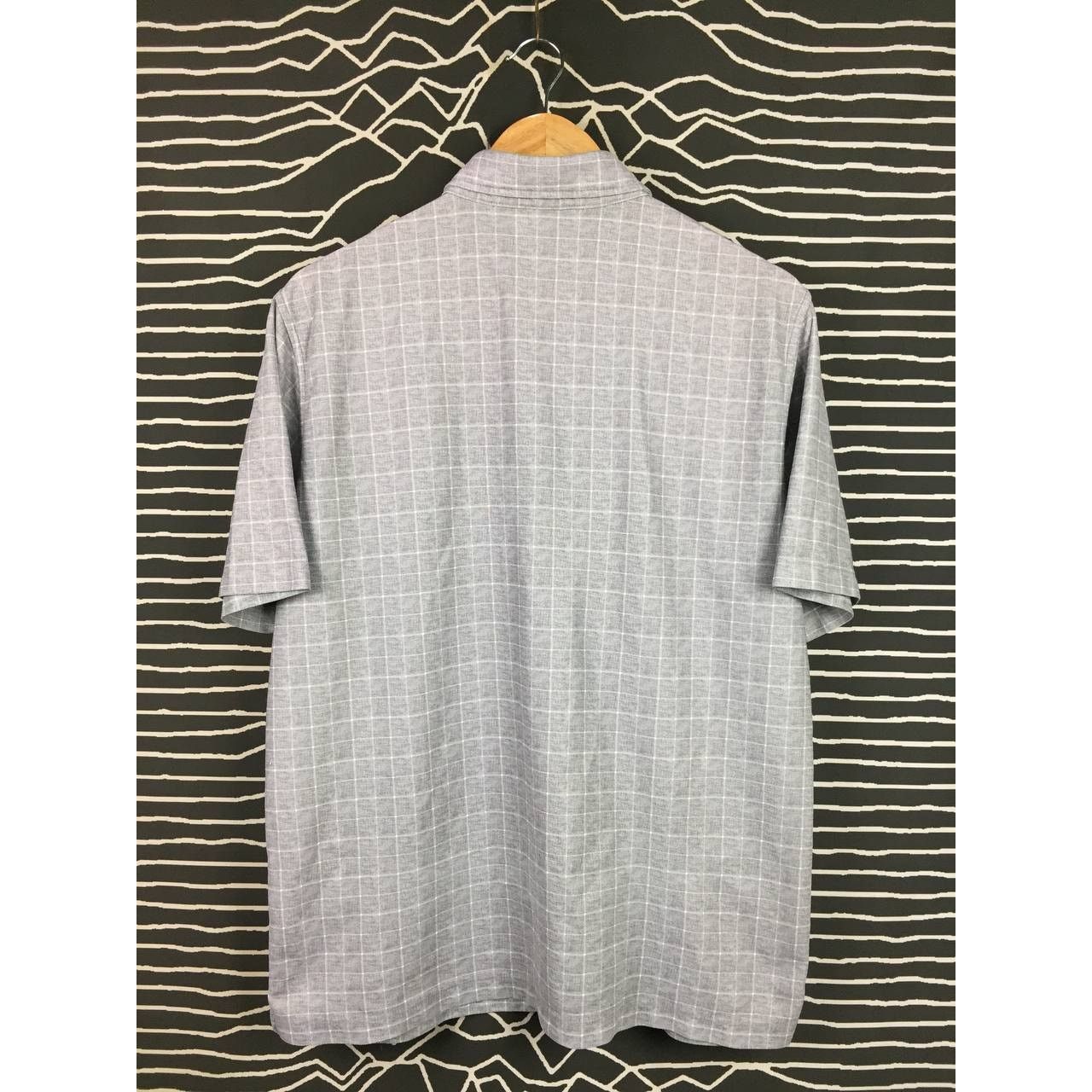 Nike × Vintage Nike Golf Swoosh Embroidered Logo Checkered Polo Tee Size US L / EU 52-54 / 3 - 5 Thumbnail