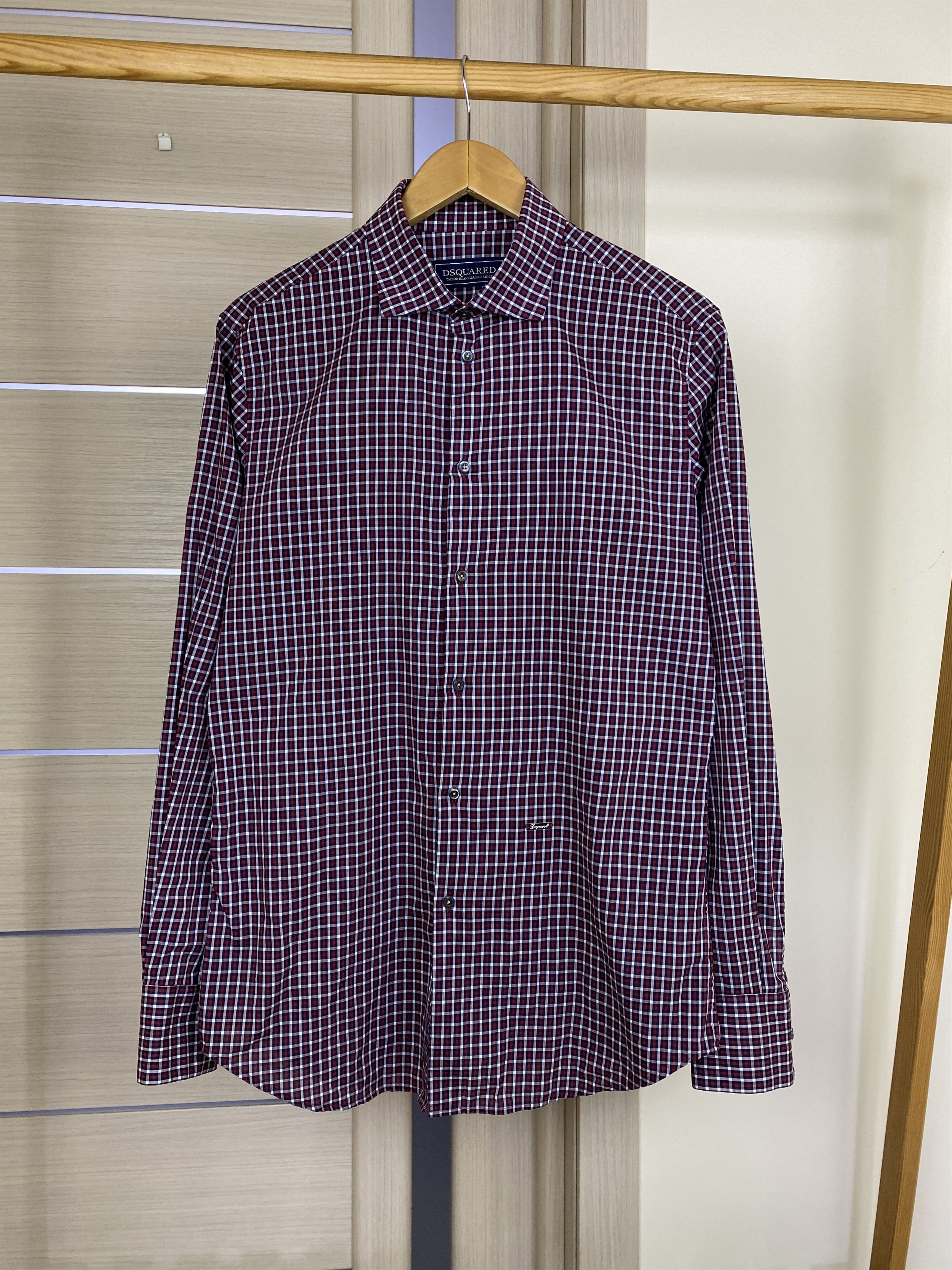 Dsquared2 Dsquared2 classic striped shirt with metallic logo size M Size US M / EU 48-50 / 2 - 2 Thumbnail