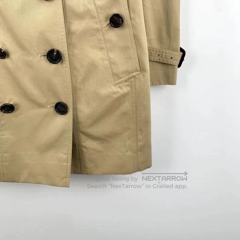 Burberry Burberry Beige Cotton Trench Coat. Size US XS / EU 42 / 0 - 4 Thumbnail