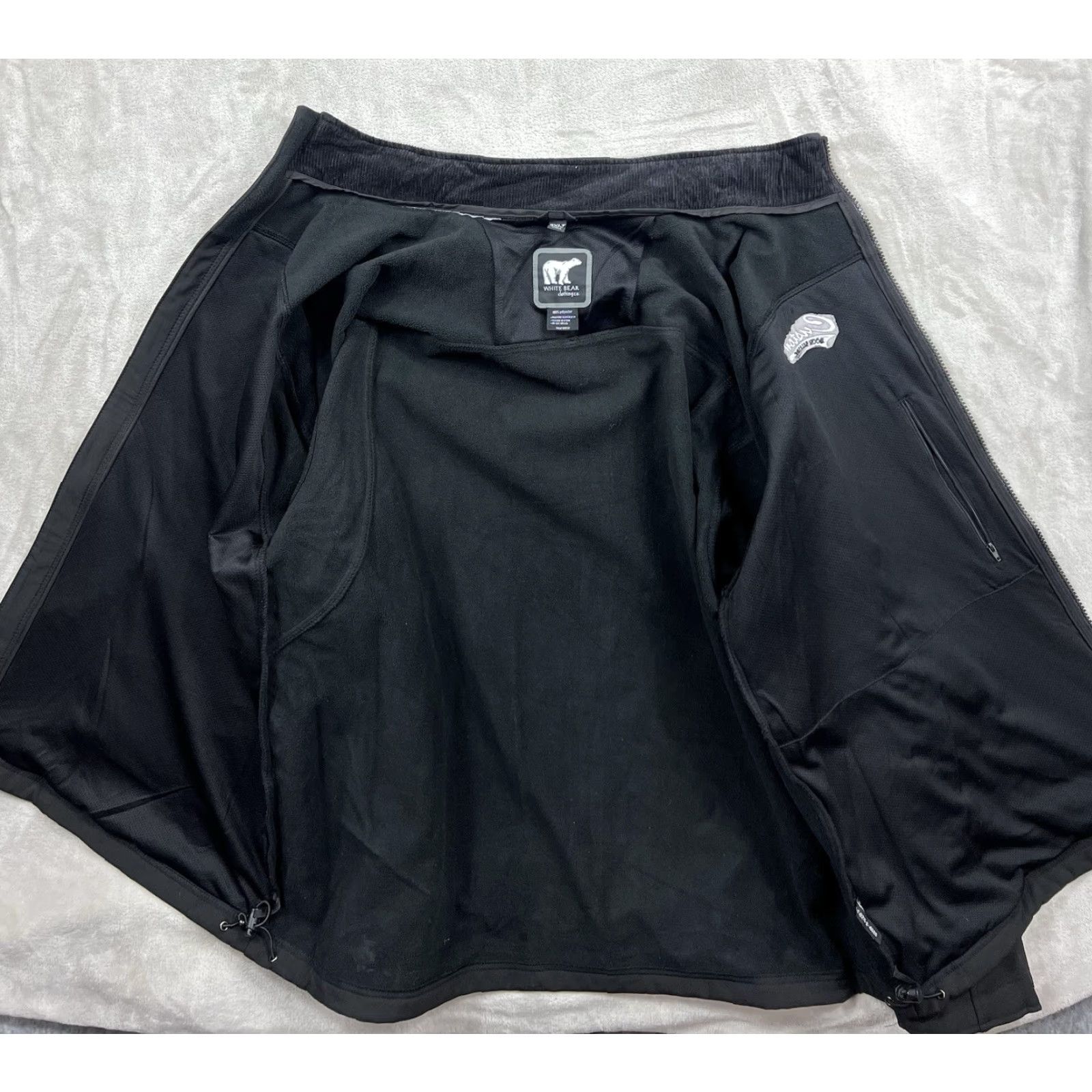 Vintage White Bear Clothing Co. Mens Black Jacket Fleece Lining Outerwear Size 3XL Tall Size US XXL / EU 58 / 5 - 7 Thumbnail