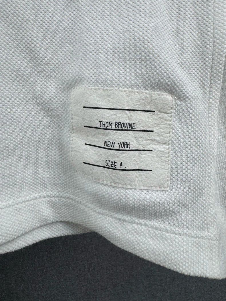 Thom Browne Thom Browne White short sleeves with pockmarked pattern Size US XL / EU 56 / 4 - 3 Thumbnail