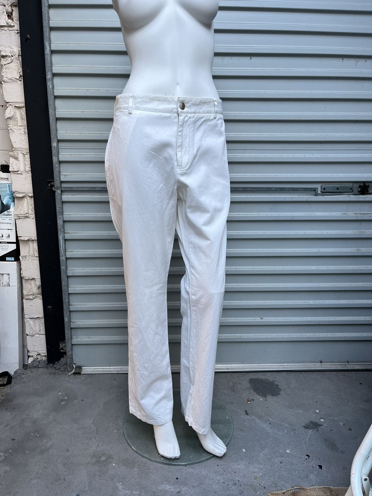 Lacoste MEN’S LACOSTE WHITE COTTON PANTS Size US 44 / EU 60 - 13 Thumbnail