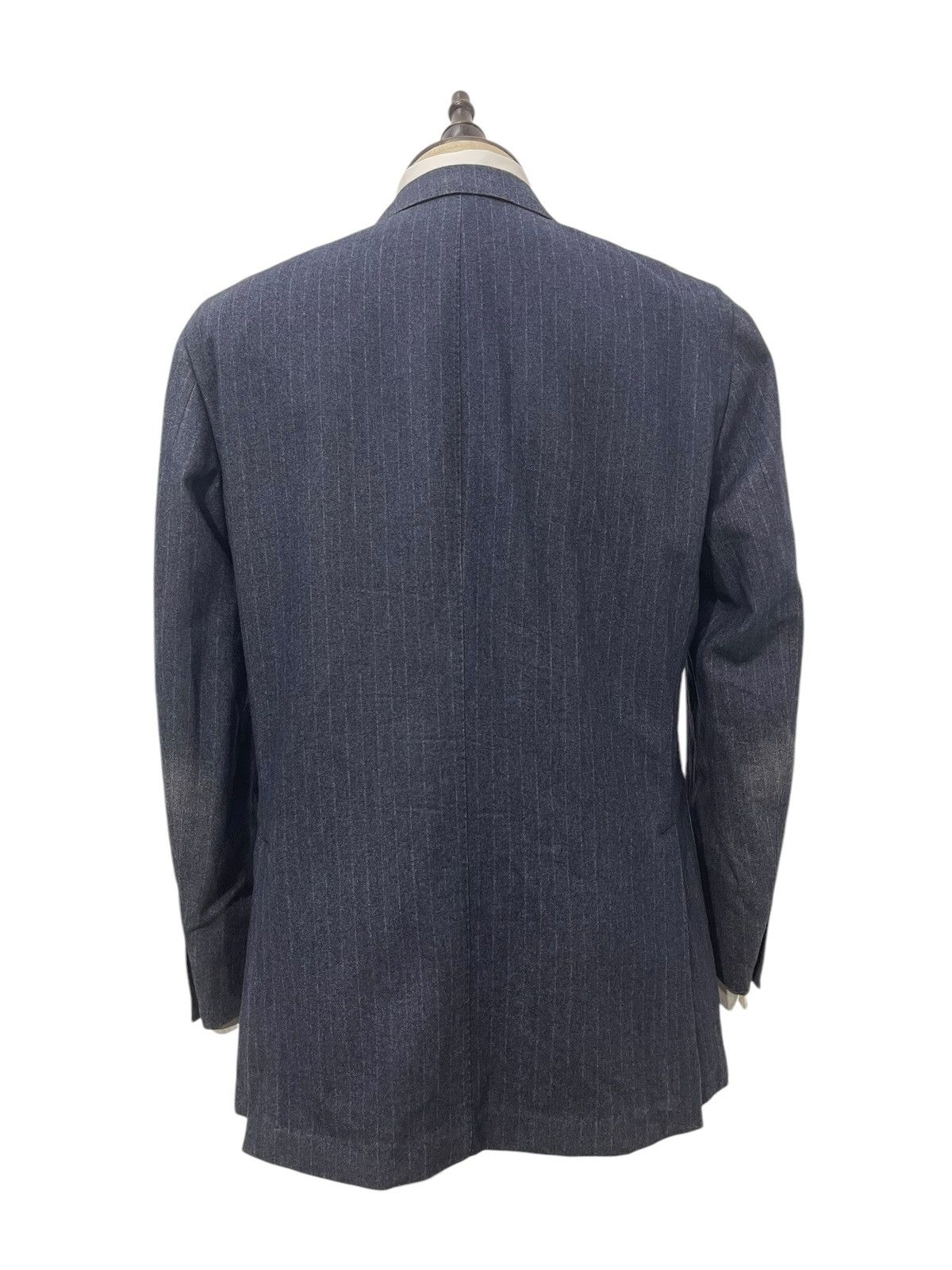 Boglioli Chore Jacket Boglioli Italy Wool Faded Striped 6🟩7 Size US M / EU 48-50 / 2 - 4 Thumbnail