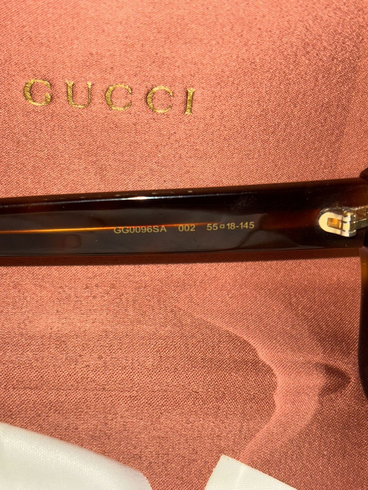 Gucci gucci havana tortoise sunglasses GG0096SA Size ONE SIZE - 2 Thumbnail
