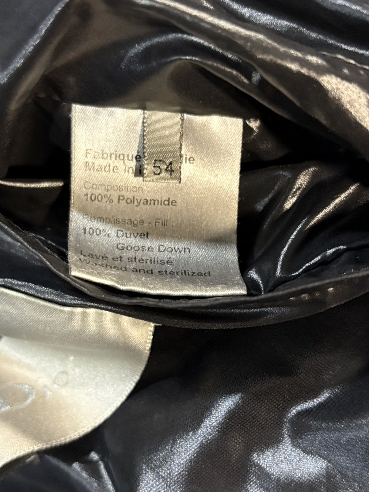 Dior Homme AW08 Convertible Goose Down Puffer