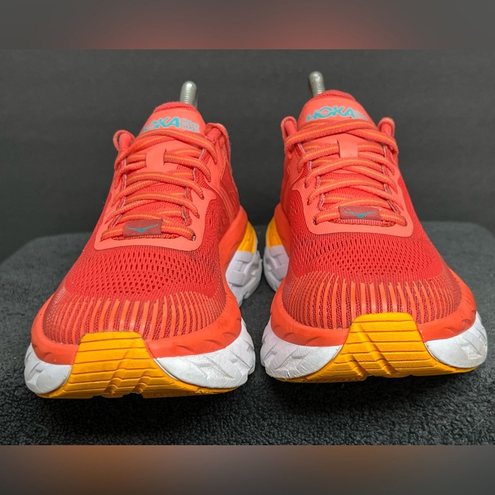 Hoka Hoka One One Womens Bondi 7 Coral Running Shoes Sneakers 6.5 Size US 6.5 / IT 36.5 - 5 Thumbnail