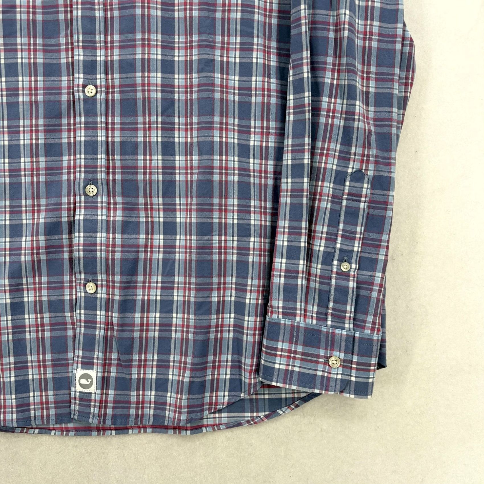 Vineyard Vines Vineyard Vines Murray Shirt Mens L Blue Plaid Long Sleeve Button-Up Chest Pockets Casual 90s Theme not provided Size US L / EU 52-54 / 3 - 3 Thumbnail