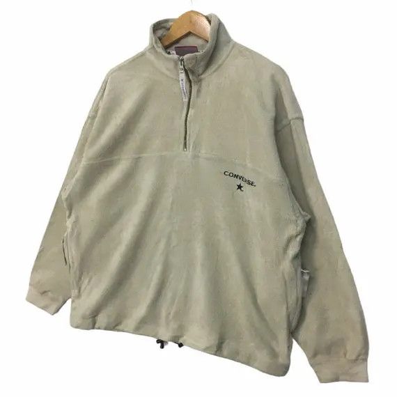 Converse CONVERSE ALL STAR Polartec Fleece Sweatshirt Spell Out Size US L / EU 52-54 / 3 - 4 Thumbnail