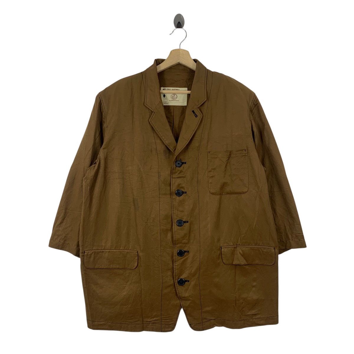 45rpm Vintage 45 RPM STUDIO Japanese Brand Light Jacket Coat Size US XL / EU 56 / 4 - 1 Thumbnail