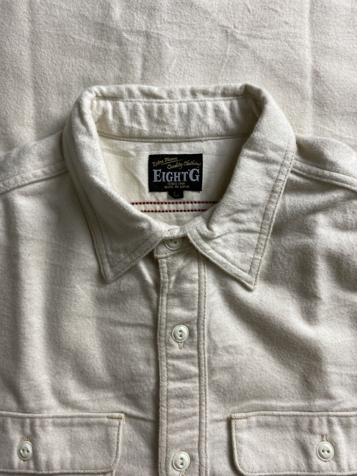 Eight’G Wool Chambray Shirt Japan Made