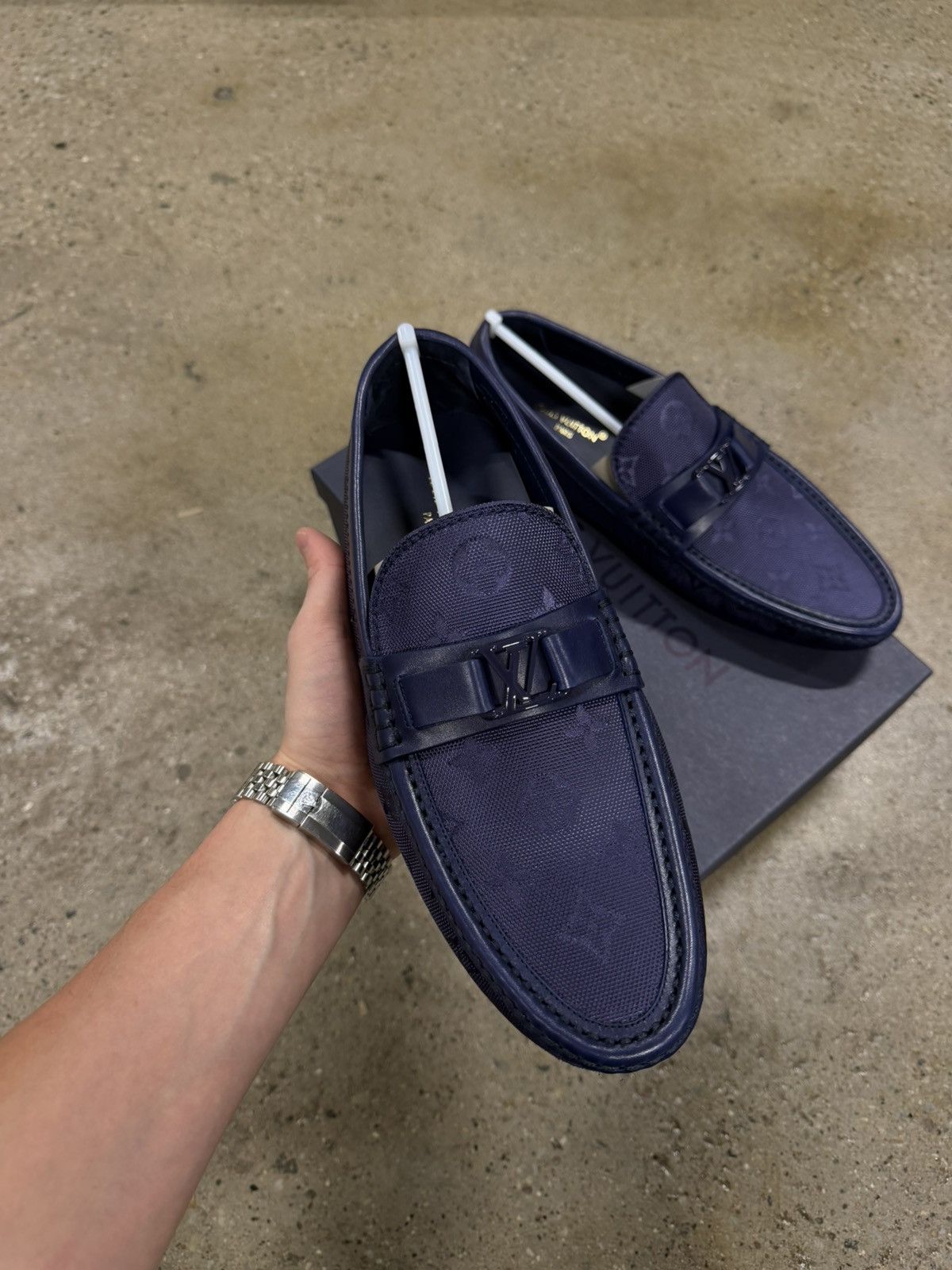 Louis Vuitton Louis Vuitton Driving Hockenheim Loafers NEW Size US 8.5 / EU 41-42 - 2 Thumbnail